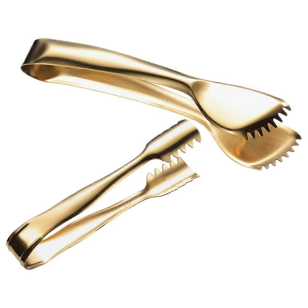 Ice Tong Stainless Steel Serving Tong Tool for 6Pcs Multi Use