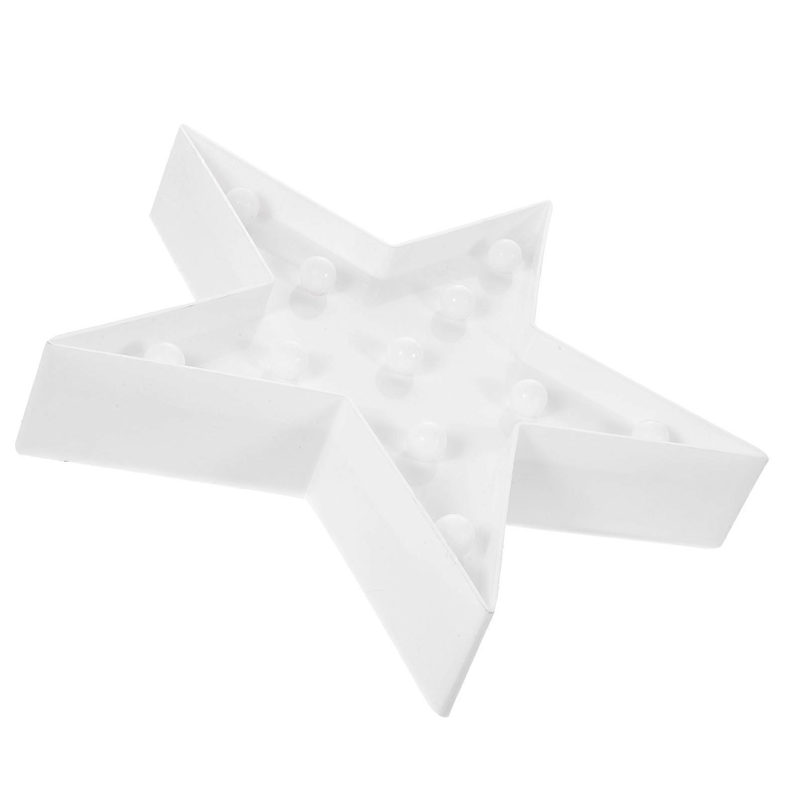 Desk Wall Lamp Five-Pointed Night Light for Lighting 3Pcs