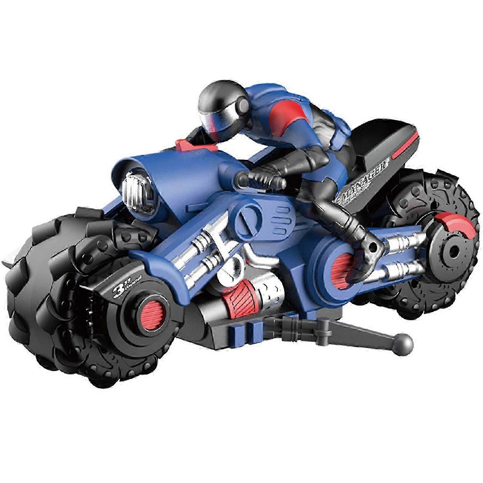 Remote Control Motorcycle Stunt Toy with 360-Degree Spins and Stable Signal for Kids