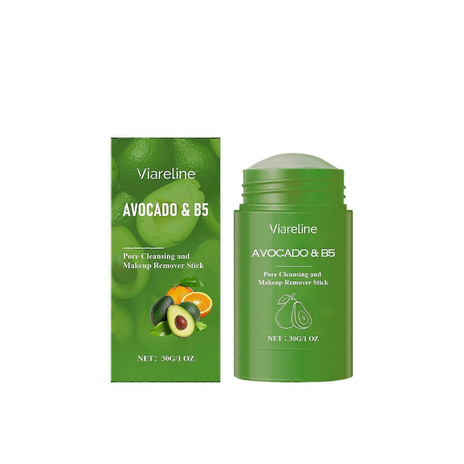 Viareline Avocado B5 Moisturizing Makeup Remover Stick: A Gentle Facial Cleansing Makeup Remover Cream That Is Convenient For Removing Makeup