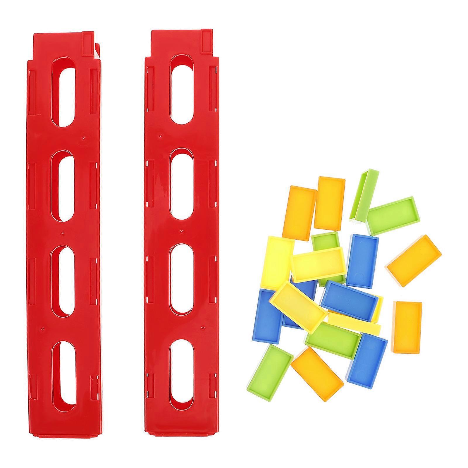 Domino Train for Kids 2Sets with Accessories for Tile Games Use