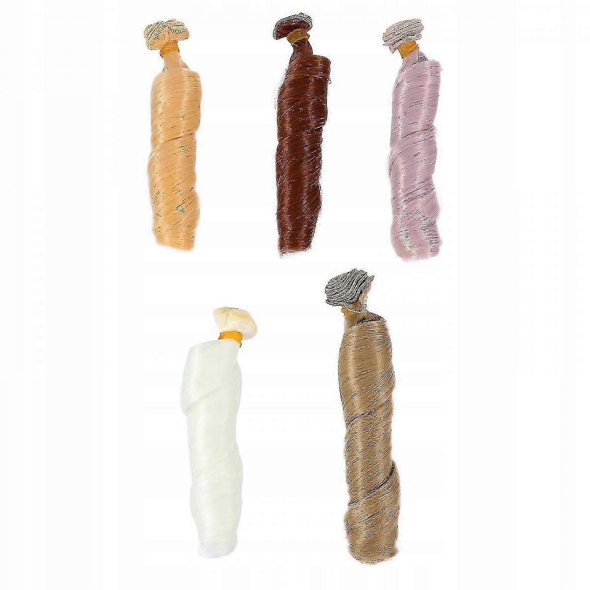 Curly Hair Wigs Replacement For Doll I