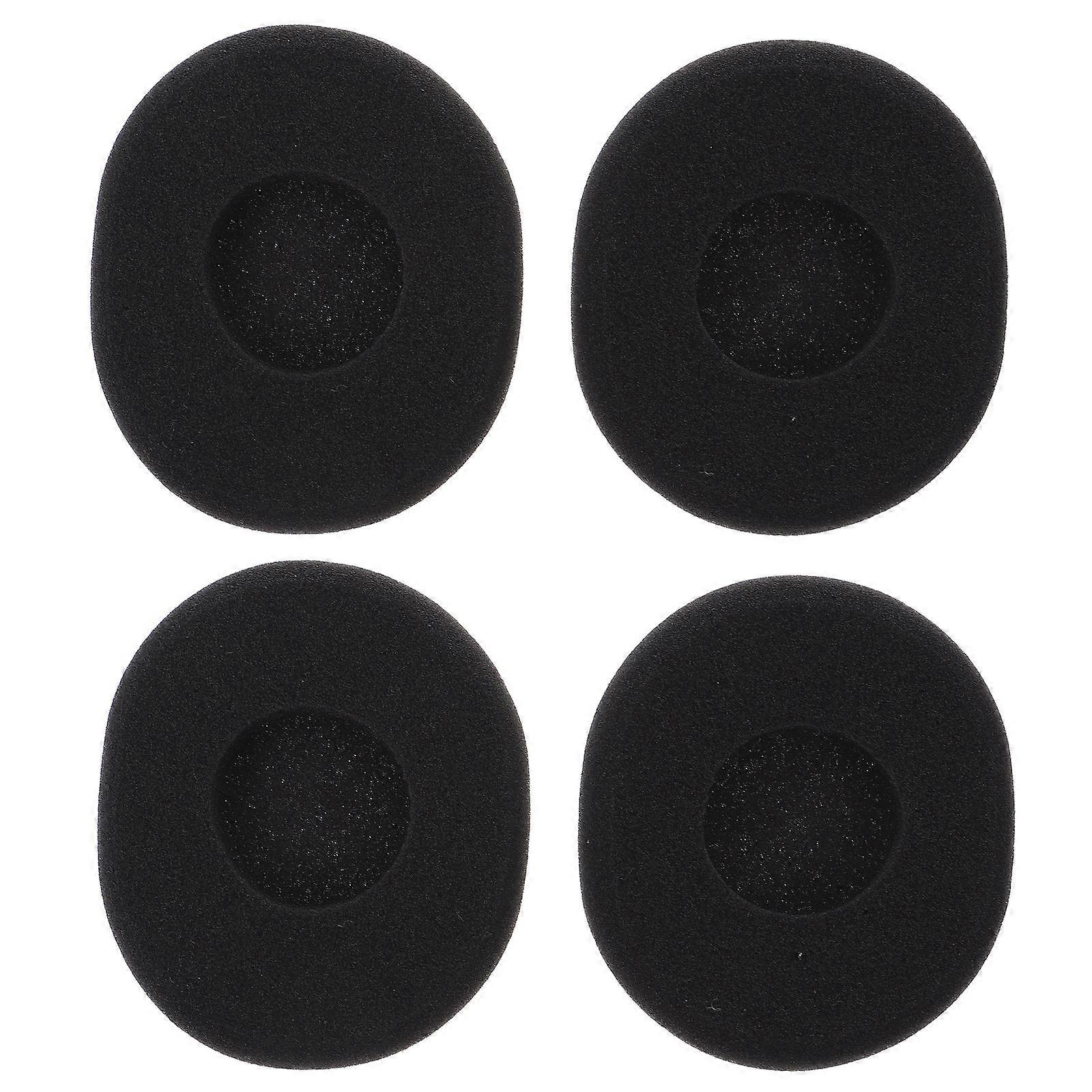 Headset Ear Pads Replacement for Headphone Use Soft Memory Foam 4Pcs