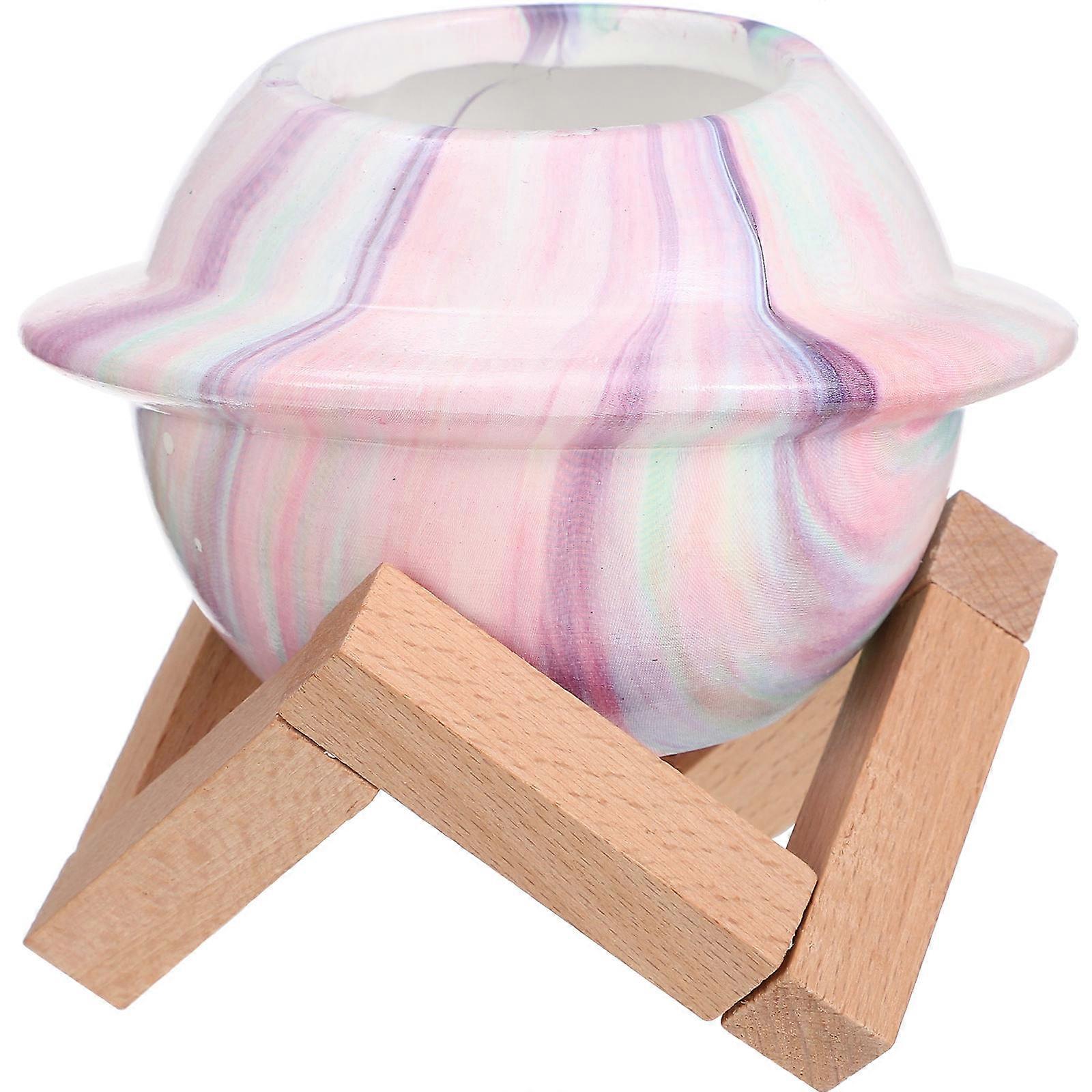 Decorative Round Succulent Flower Pot Designed For Growing Small Plants Or As A Candle Holder In Diverse Colors With Safe Material 1 Set