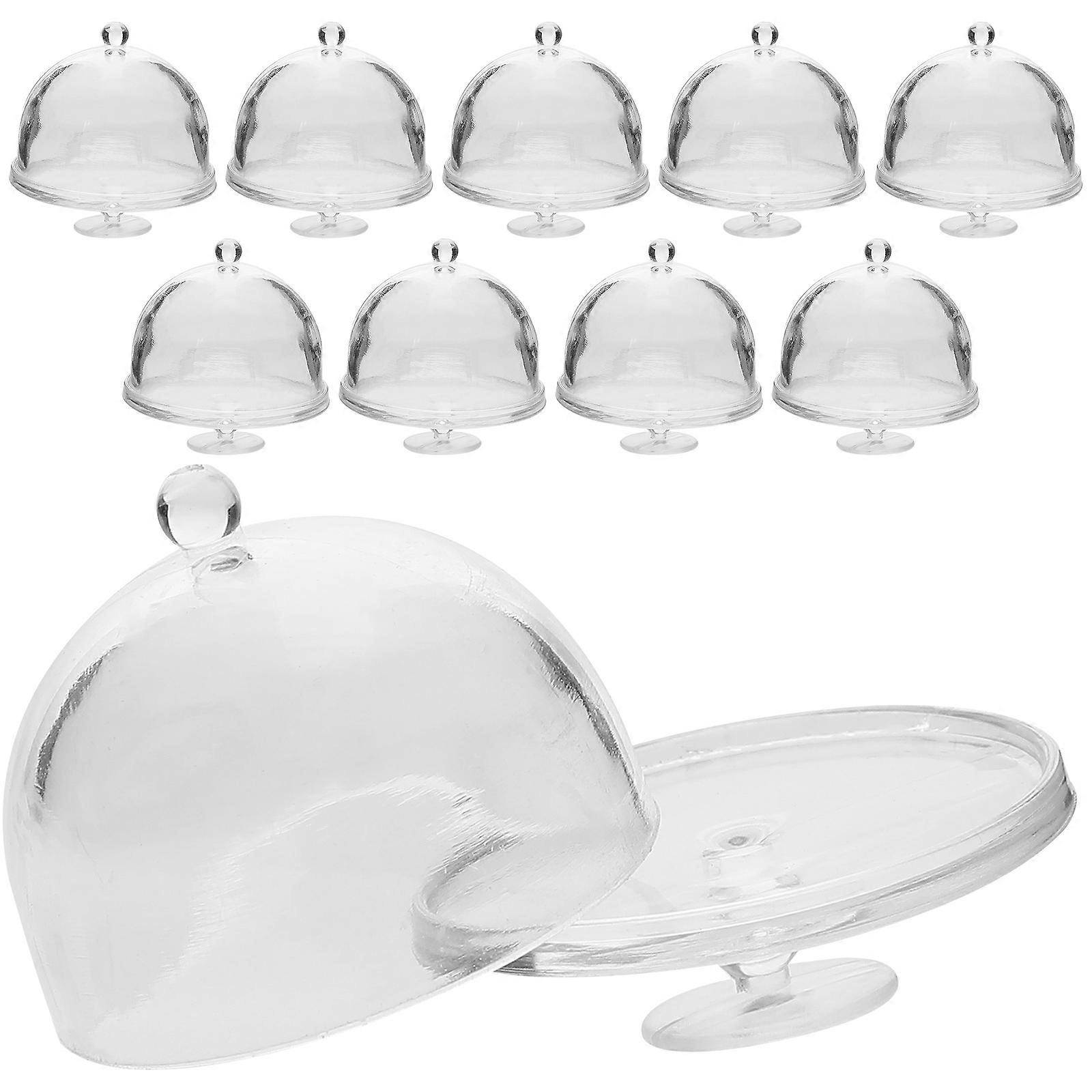 Tiny Cake Dome 40 Pcs Decorative Accessories for Mini House Micro Landscape Layout Simple