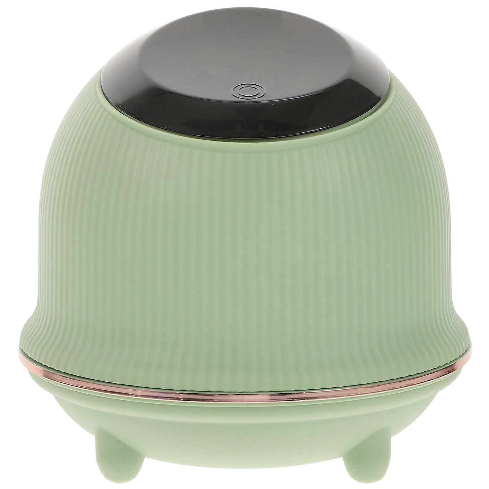 Trash Bin Mini Small Desktop Container for Home Bedroom Children Room Abs Green Removable 1Set