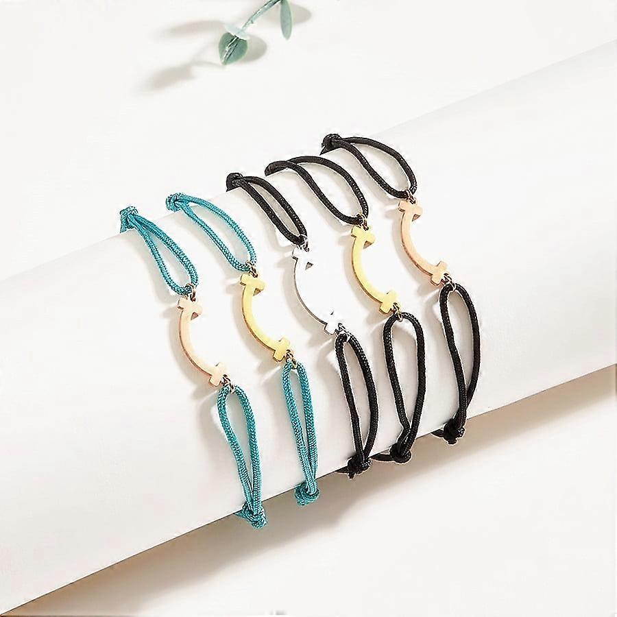 Armband Handgelenk String Edelstahl Vakuum Beschichtung Nicht-Fading Einfache
