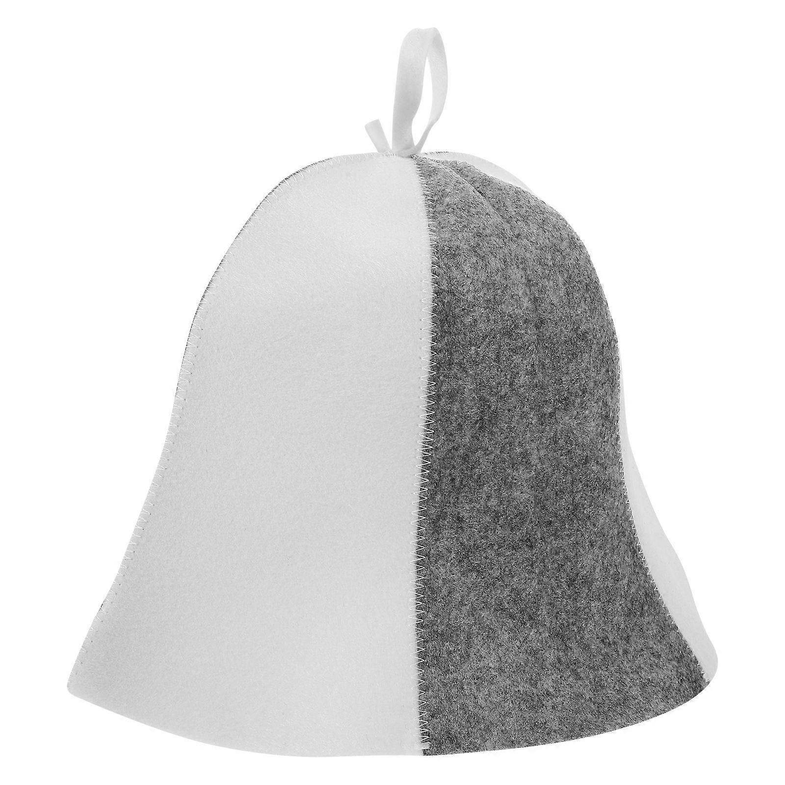 Breathable Sauna Felt Hat Bath Hat for Comfortable Use 3Pcs