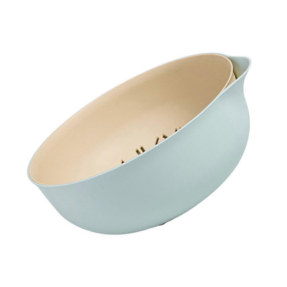 Kitchen Colander 3Pcs Plastic Strainer with Storage Holder for Kitchen