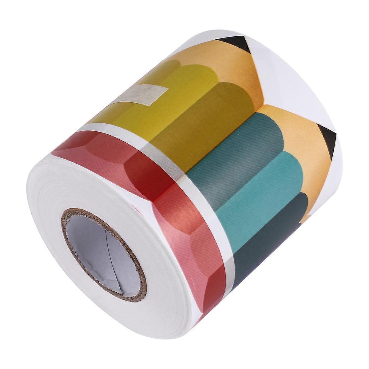 速報ボーダーステッカー、鉛筆ボーダートリム、ブラックボーのための65.6Ft新学期装飾ボーダー