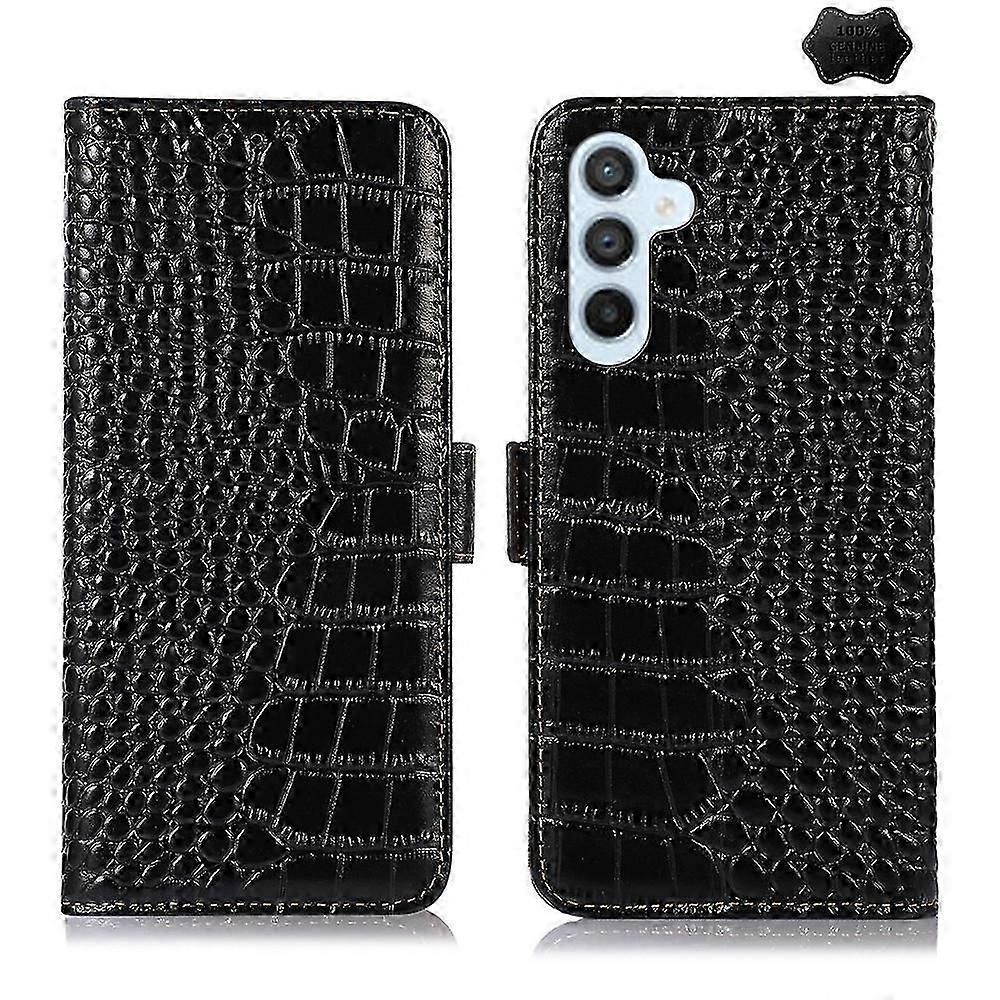Crocodile Top Layer Cowhide Leather Phone Case