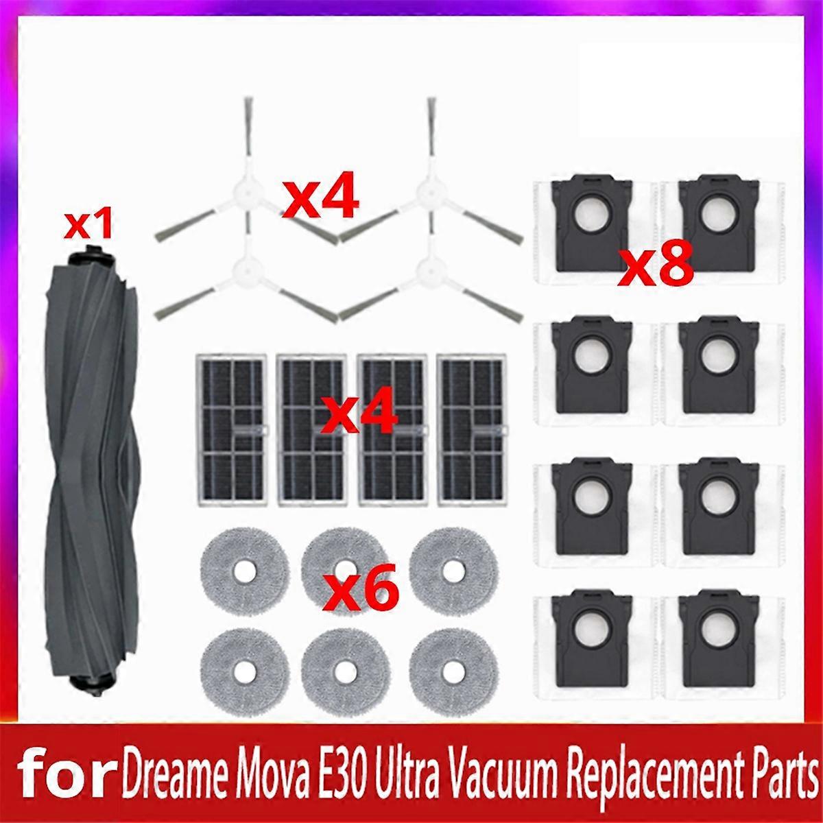 For E30 Ultra Robot Vacuum Cleaner Sweeper Accessories