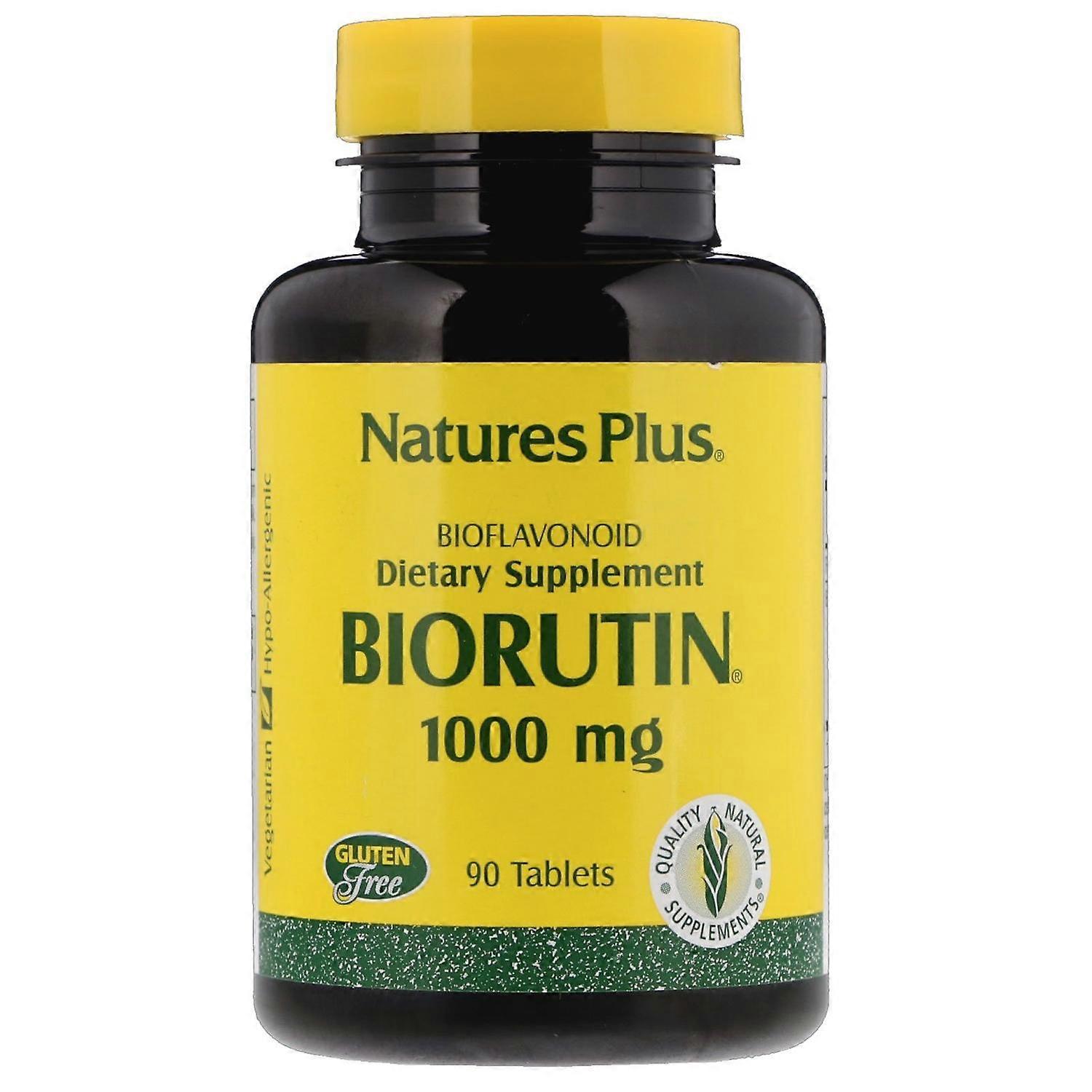 Nature's Plus, Biorutin, 1000 mg, 90 Tablets