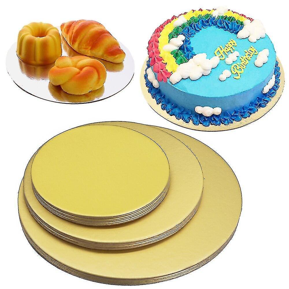 Ustensiles de cuisson Ensembles Autres 18/5pcs Rond Planche à gâteau Ensemble Planche à gâteau Base Jetable Papier Cupcake Dessert Plateau 6 pouces