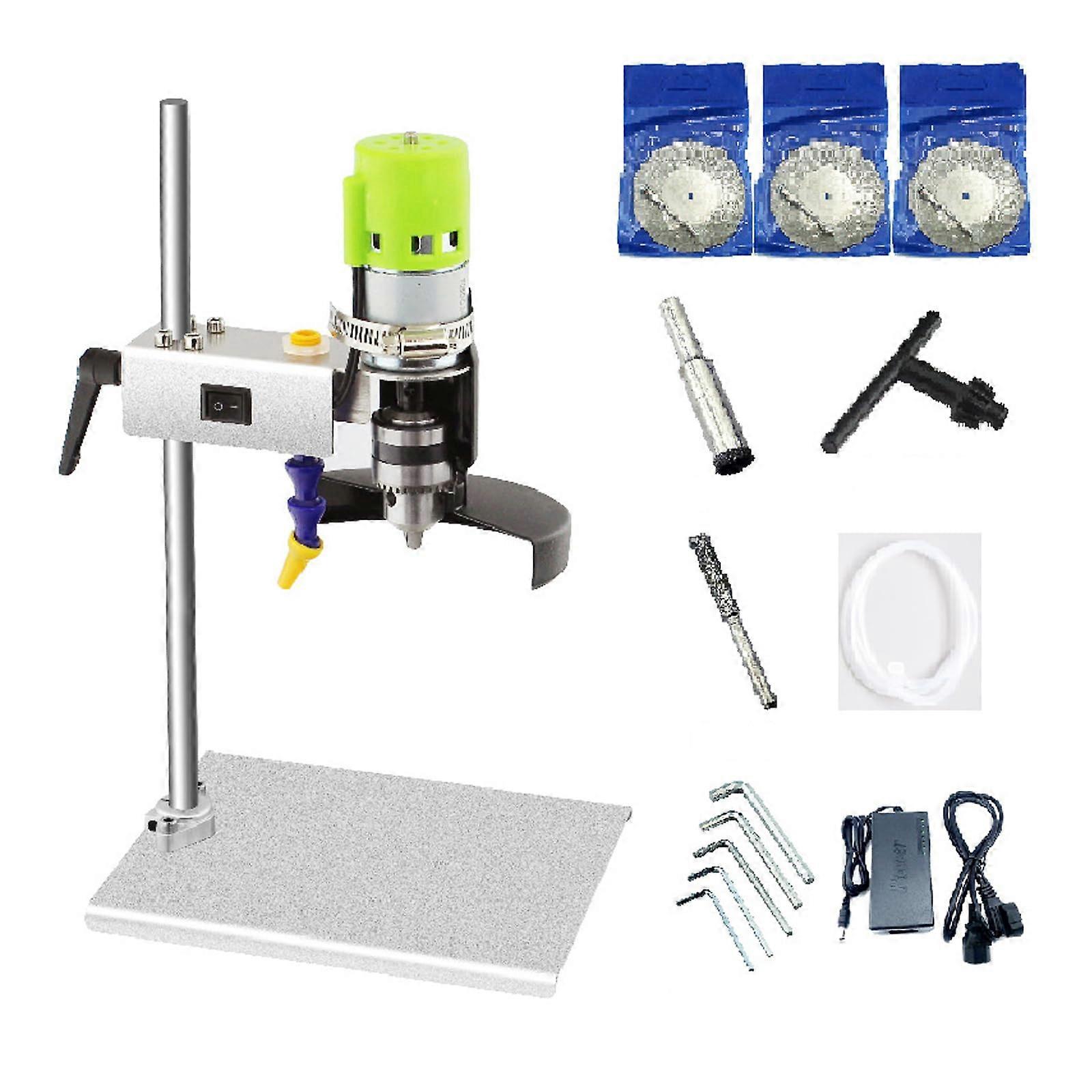 Electric Glass Bottle Cutter 7Speed Adjustment For DIY Flower Pots Oval Bottles