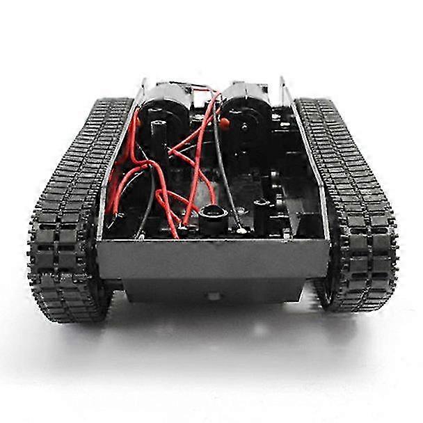 Smart Robot Tank Car Chassis Kit Rubber Track Crawler For 130 Motor Problem-Solving Skills 25-26