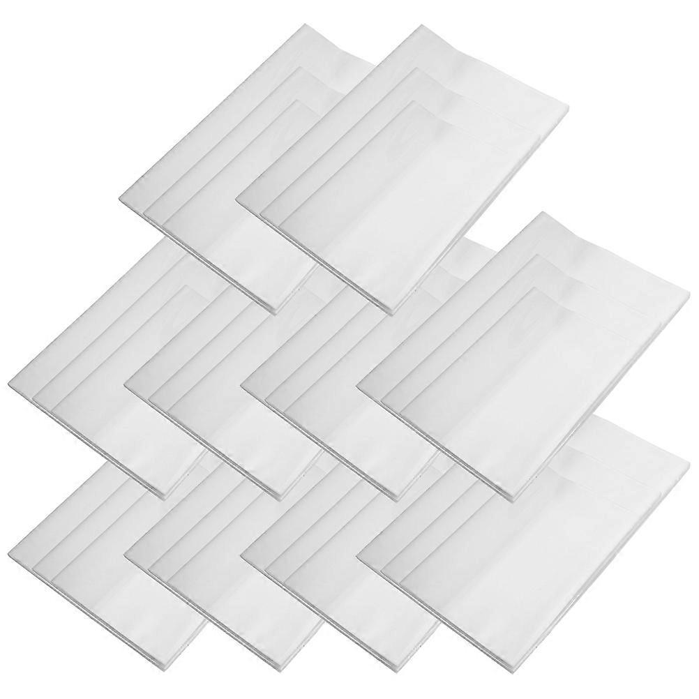 Book Protective Cover Transparent Thick Book Protector for Storage 120Pcs