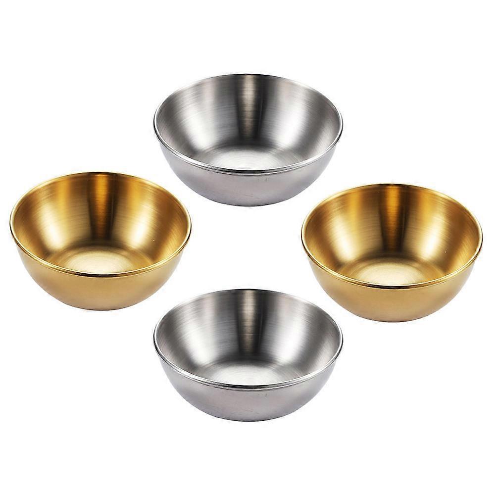 Sauce Dishes Set Stainless Steel Bowl for Home Use 12Pcs Pack