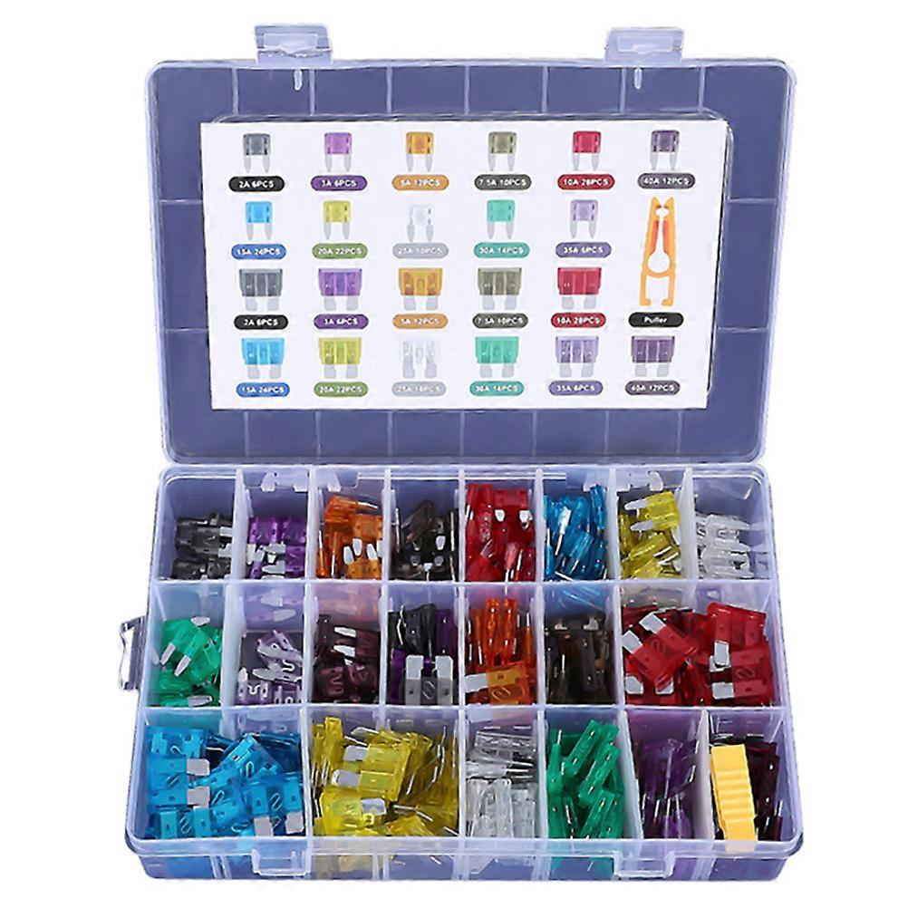 Fuse Set 300Pcs Assorted Colors Catering To Automotive Electrical Protection Needs Of Vehicle Owners