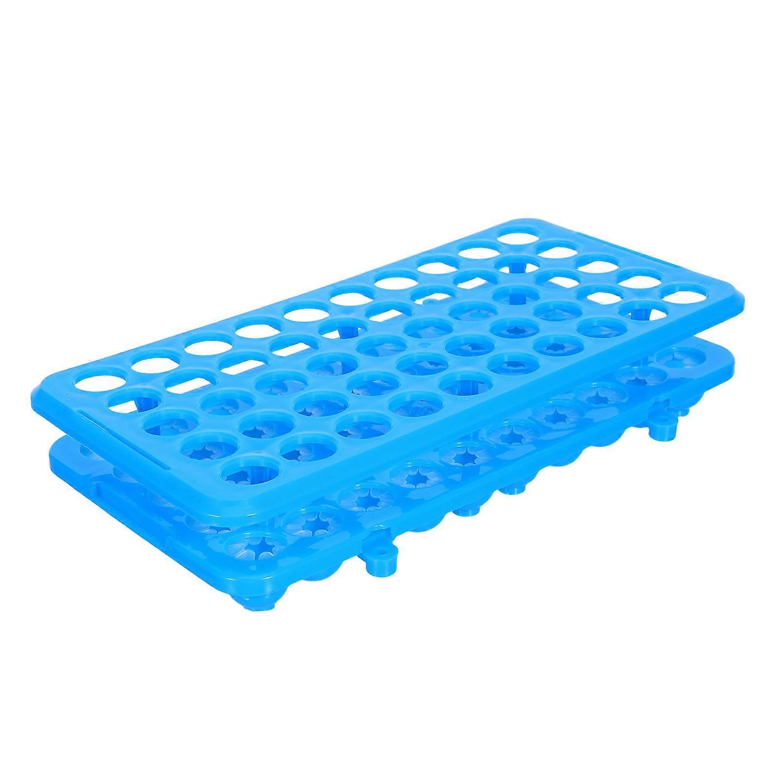 Sample Bottle Rack Plastic Test Tube Holder for Lab Storage 4Pcs