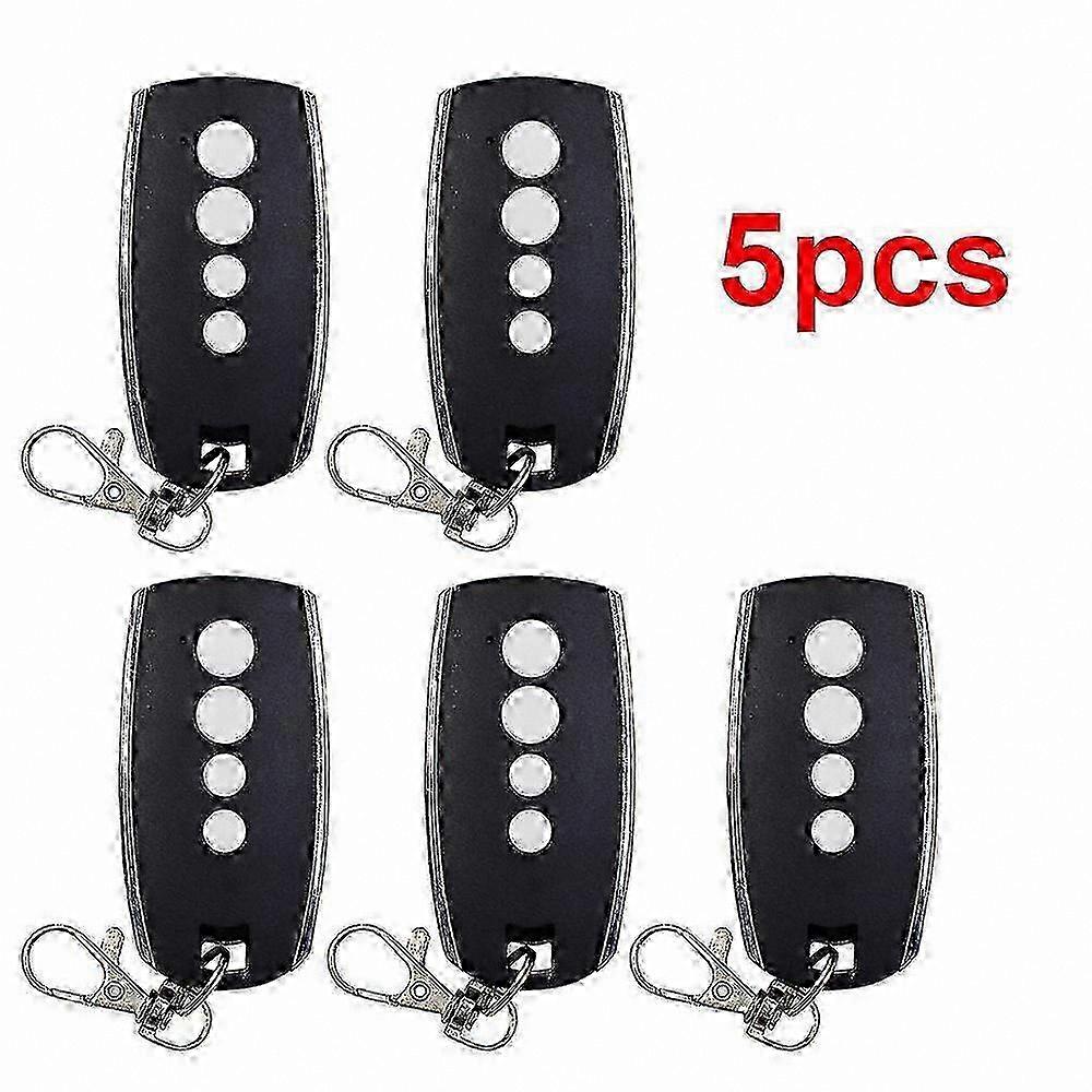 5-Pack Rolling Code 433MHz Garage Door Remotes for Stylo Models-Compatible with Various Systems