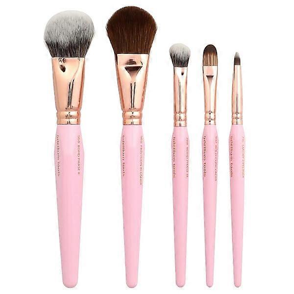 Bdellium Tools, Face & Eyes Brush Set, 5 Brushes
