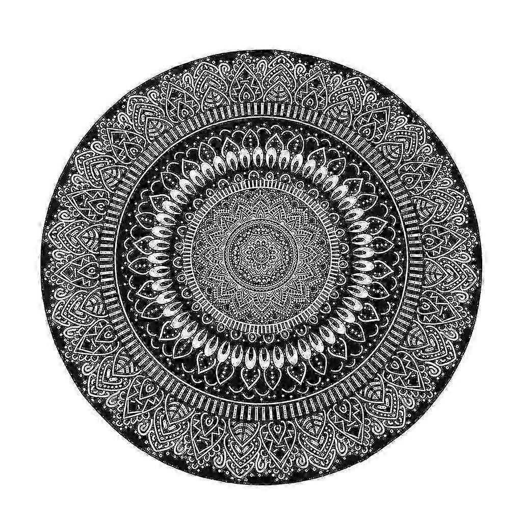 Tlmccf Mandala Flower Round Carpet 26s