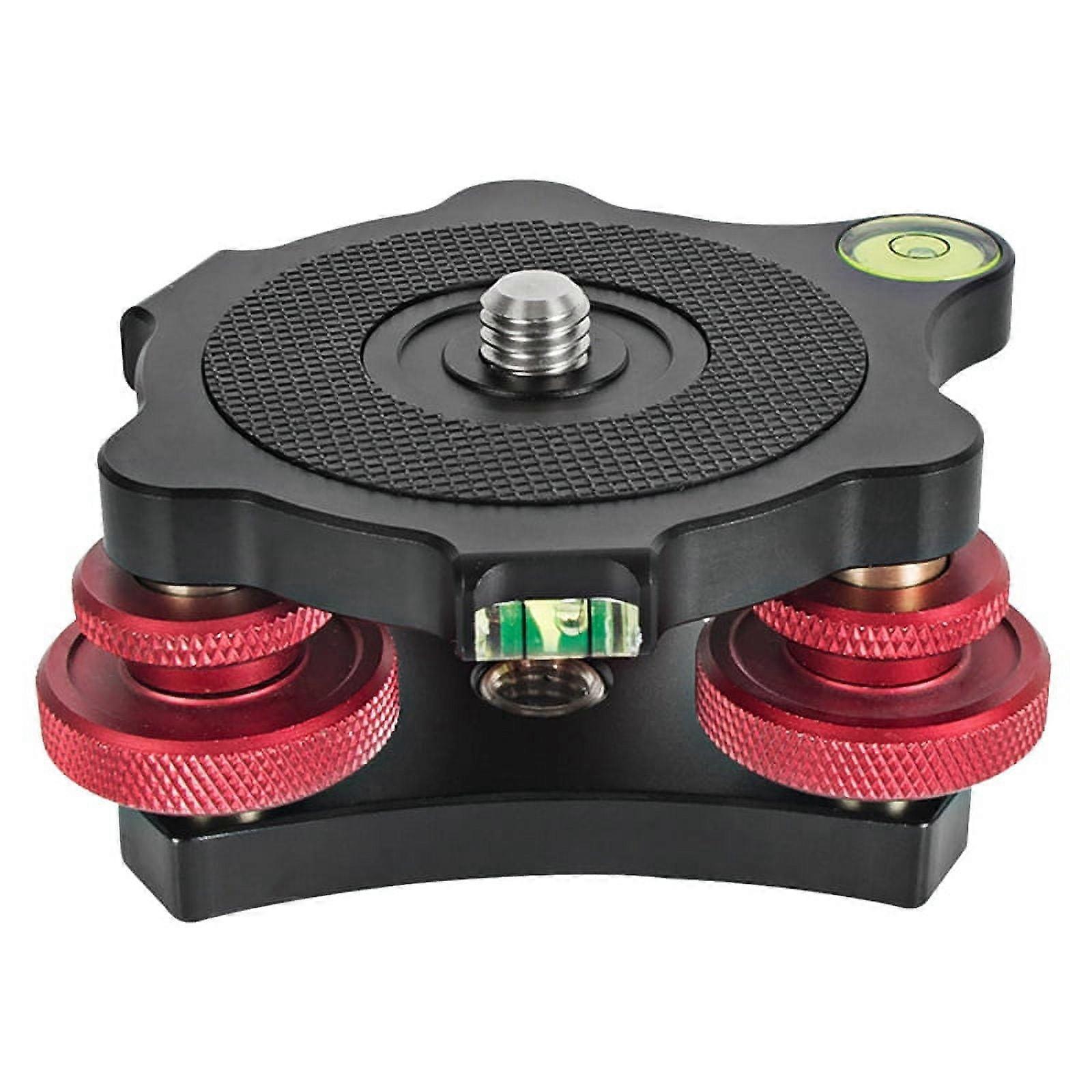 Tripod Leveling Base Leveler Adjusting Base Panning Level Plate DSLR Camera Adjustment Table Base