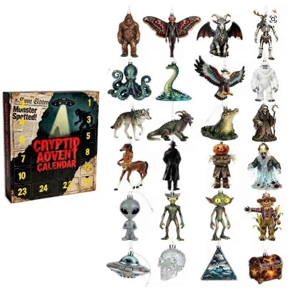 2025 Χριστουγεννιάτικα Ημερολόγια Advent Διακόσμηση Ακρυλικό Πλήρες στυλ