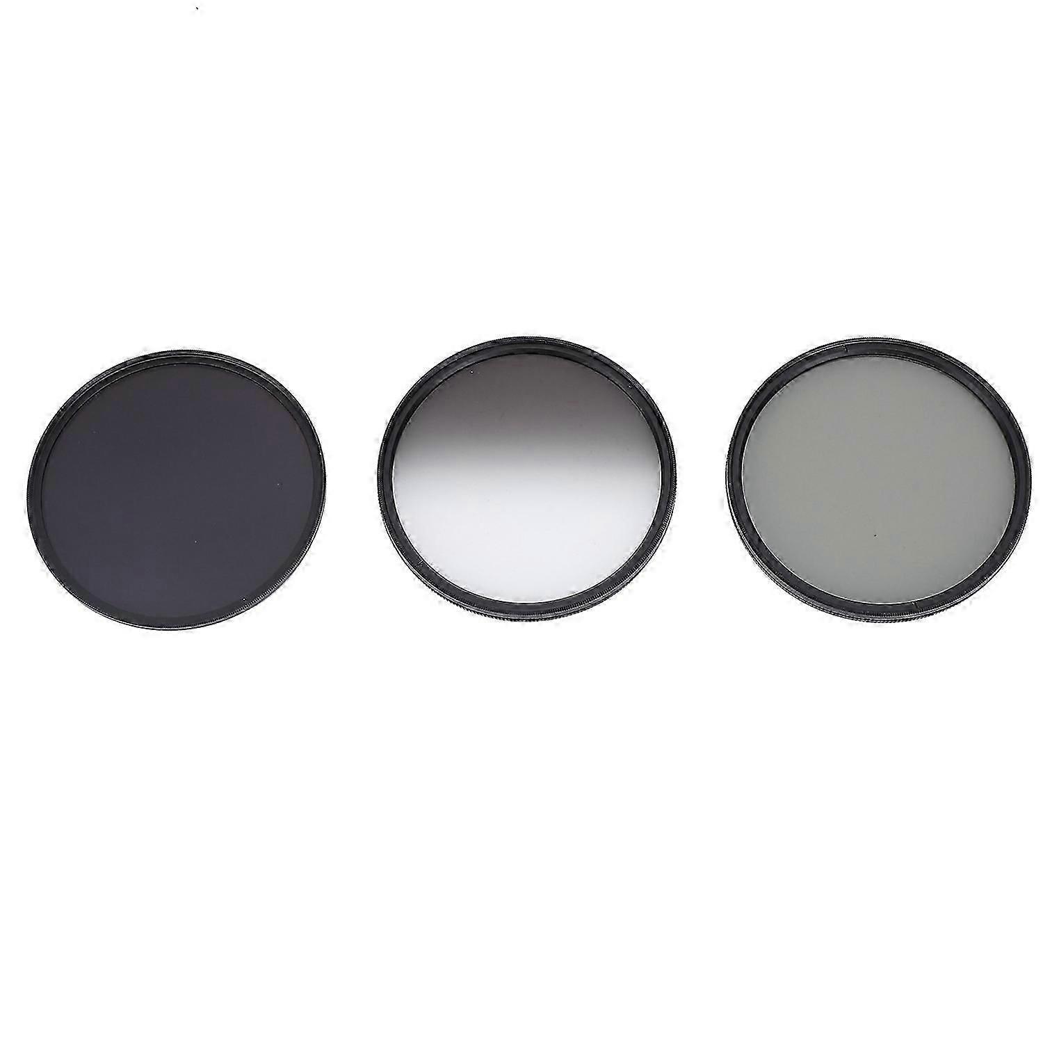 3 in 1 Camera Filter Kit ND8 CPL GND Filter Set Replacement Neutral Density Filter Circular Polarizi