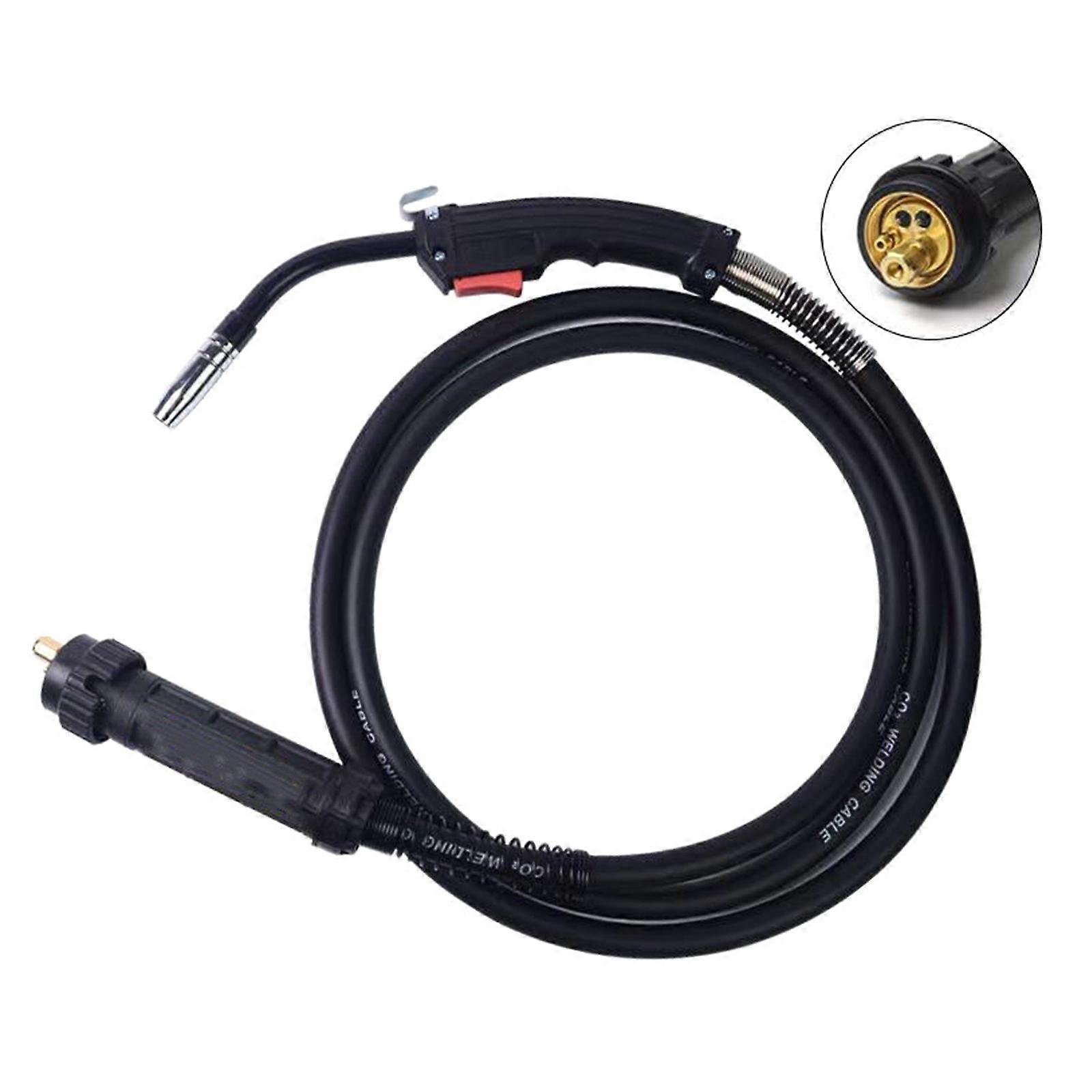 Professional 15AK Welder Tool 250A Capacity Strong Metal Cord Different Length Welding Torch Hose Pack Multicolor