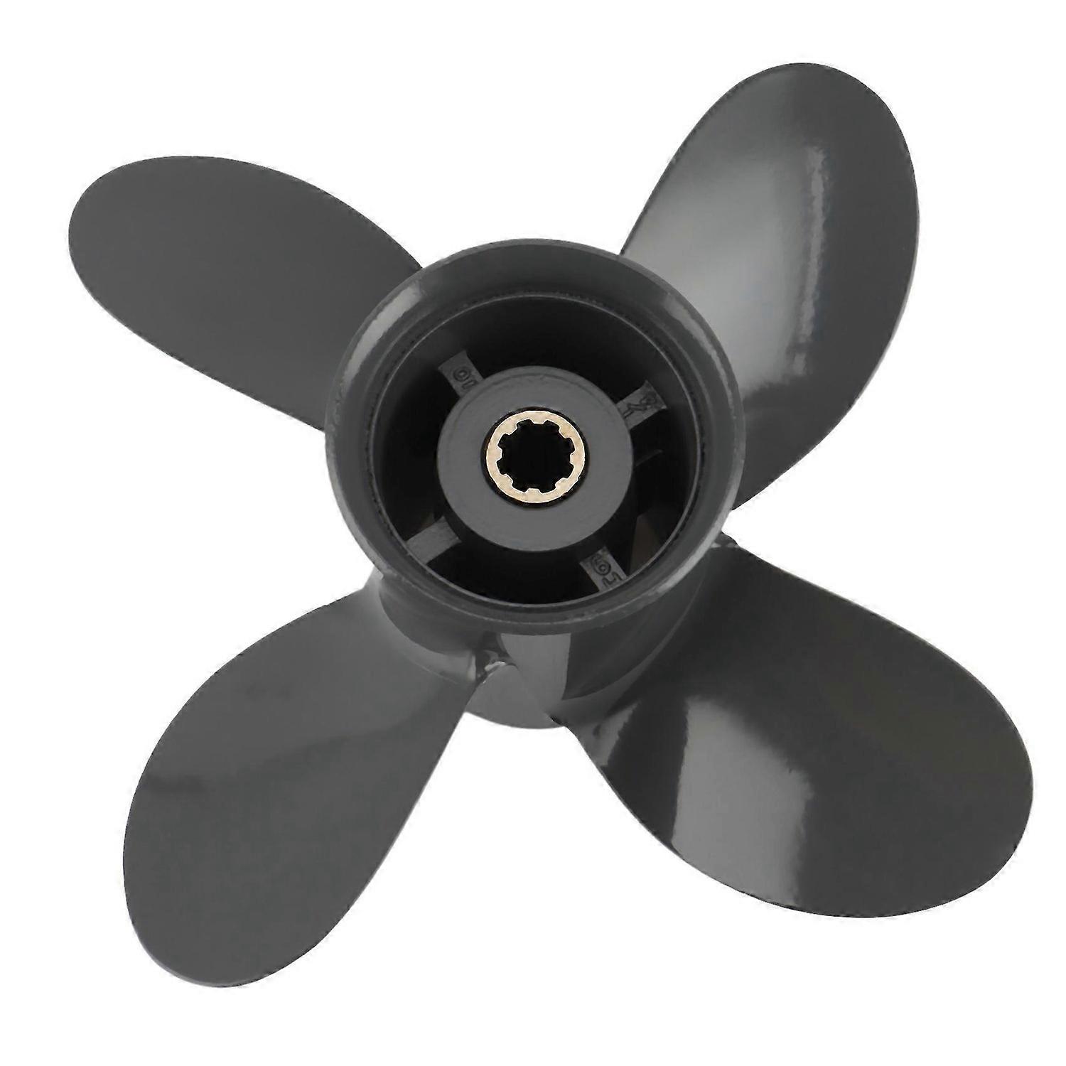 Propeller 4 Blade 9 1/4X10 for Honda and Yamaha Outboard BF8D/BF9.9D BF9.9/BF15A BF15D/BF20 8 Spline