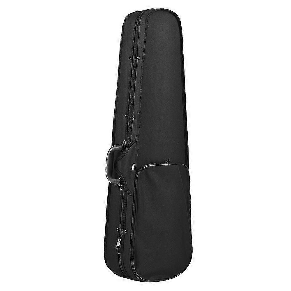 Professional 4/4 Full Size Violin Triangle Shape Case Box Hard & Super Light with Shoulder Straps Beige