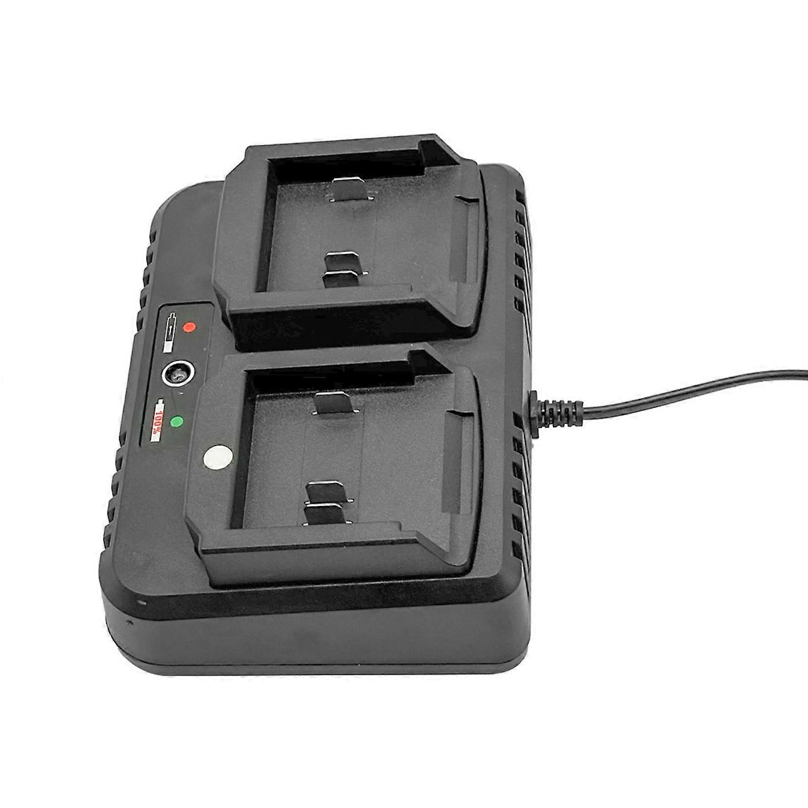 Two-seater High Capacity 2.0A Batteries Chargers for 18V 21V Liion BL1415 BL1420 BL1815 Various Power Tool Models Multicolor