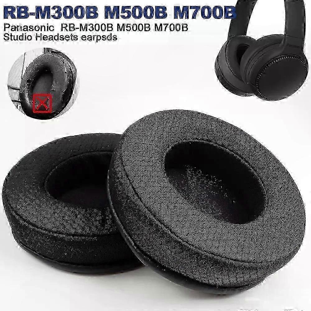 Replacement Ear Pads for Pana RB-M300B M500B M700B, Soft Protein Leather Cushions with Memory Foam