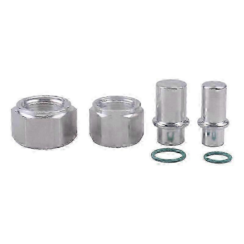 AC block off kit for rear air conditioning system leak repair