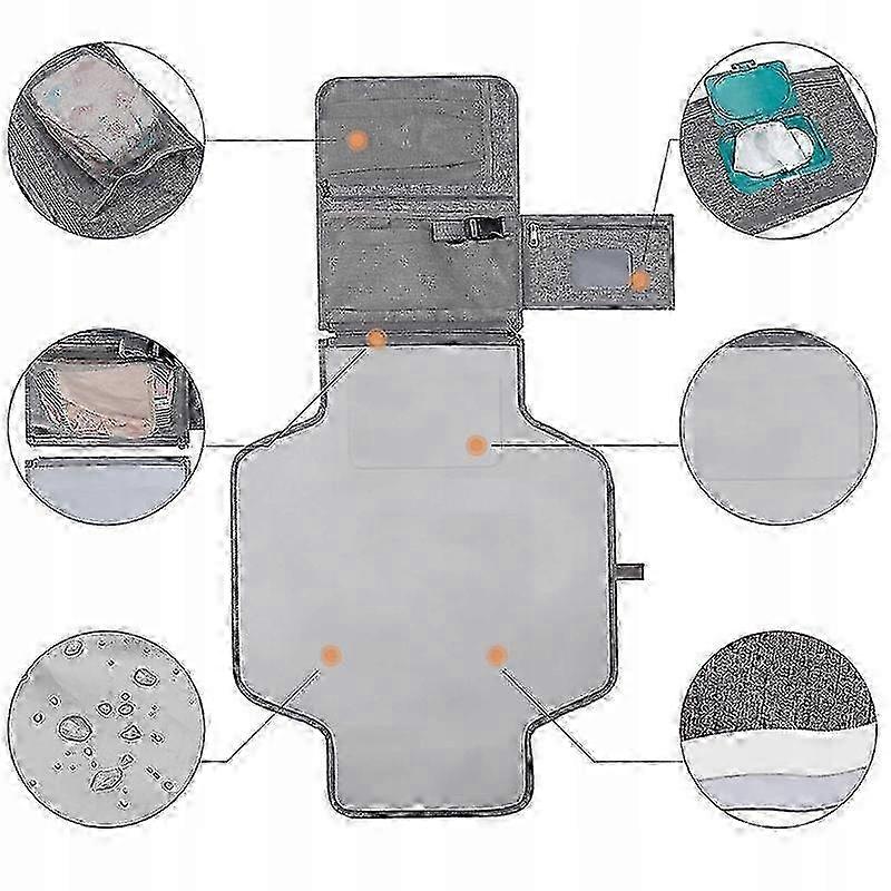 Funny Toy Dropship Store Soft Changing Table 55 X 115 Cm Gray 2025