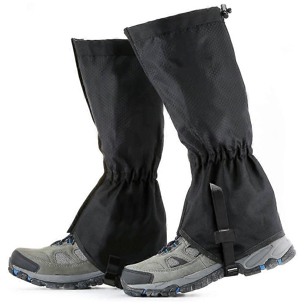 Waterproof And Adjustable Walking Snow Gaiters With Foot Strap
