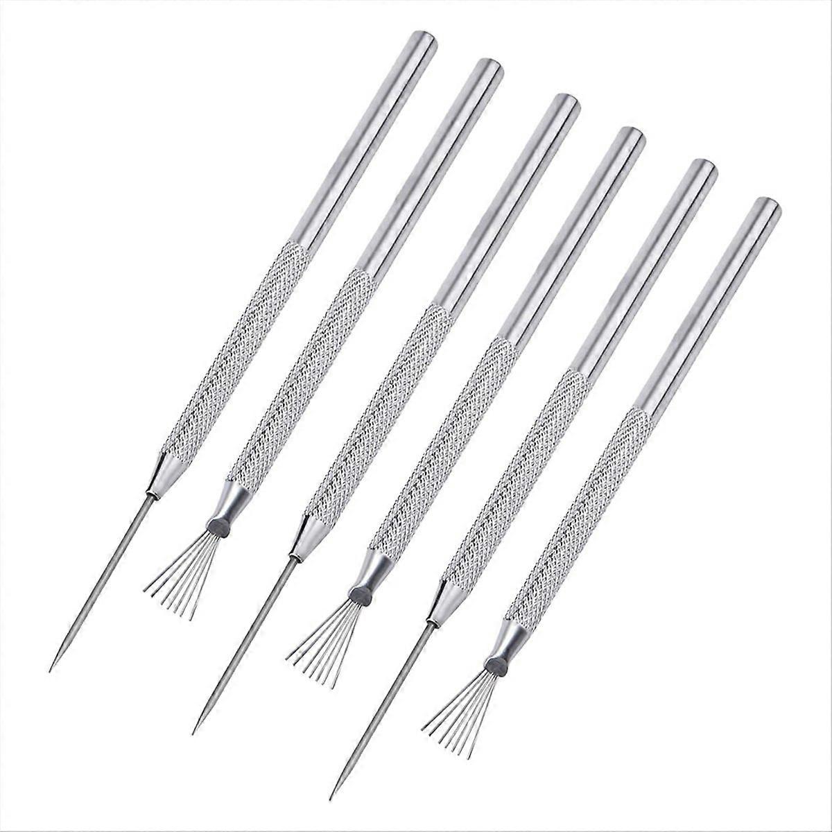 6Pcs Clay Sculpting Ceramic Detail Tools Wire Texture Tools