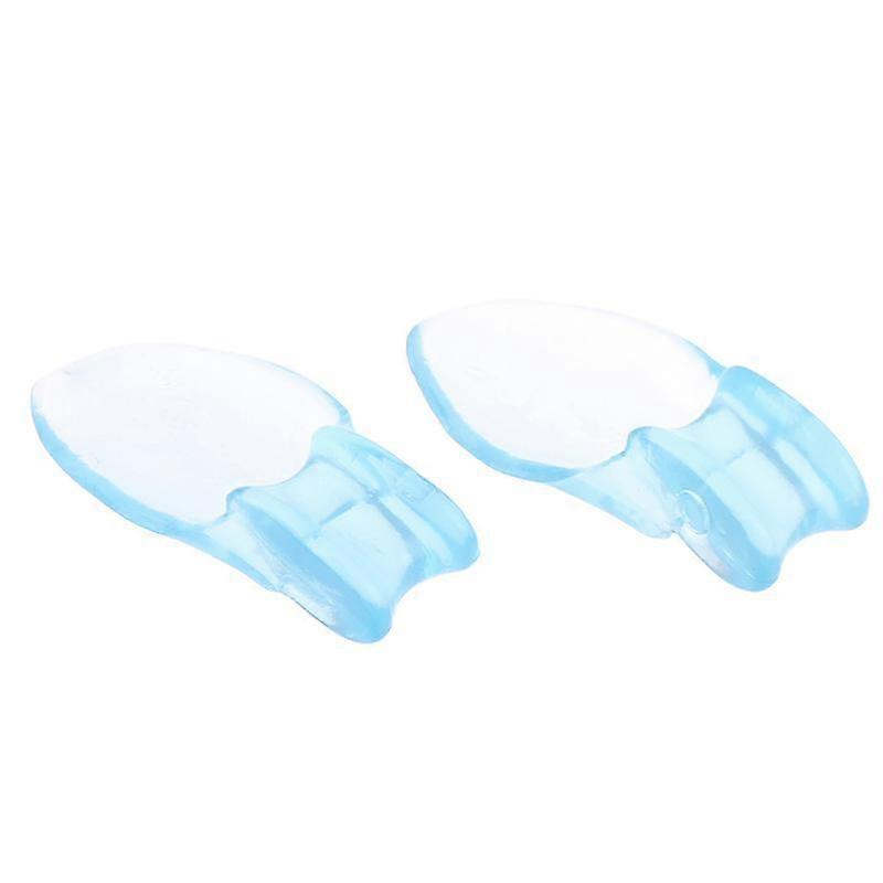 Transparent Blue Toe Separator Pads Hallux Corrector Valgus Separator