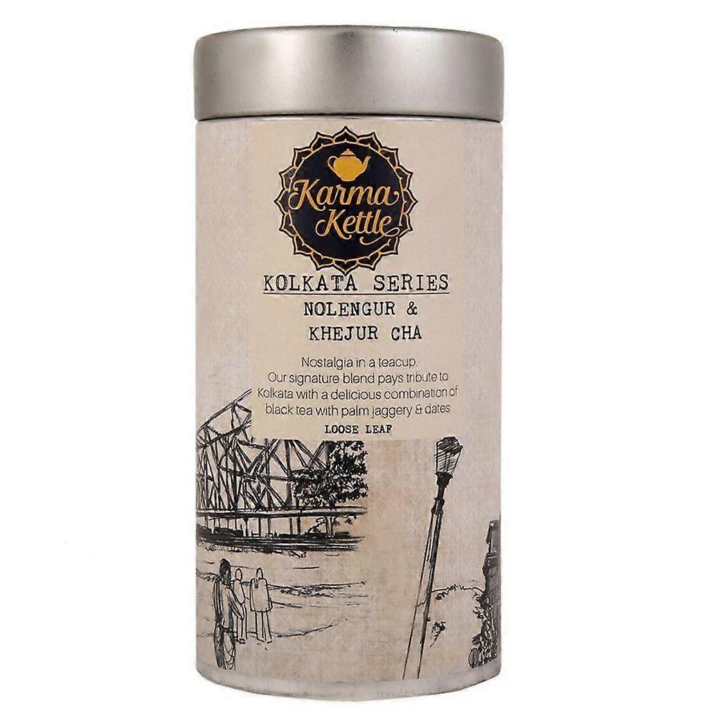 Assam Black Tea with Jaggery and Dates (75 g), Nolengur & Khejur Cha, Karma Kettle