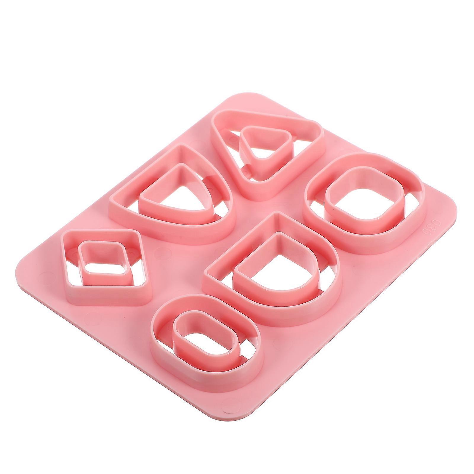 Clay Earring Cutter Plastic Mold for DIY Use Polymer Jewelry Crafting