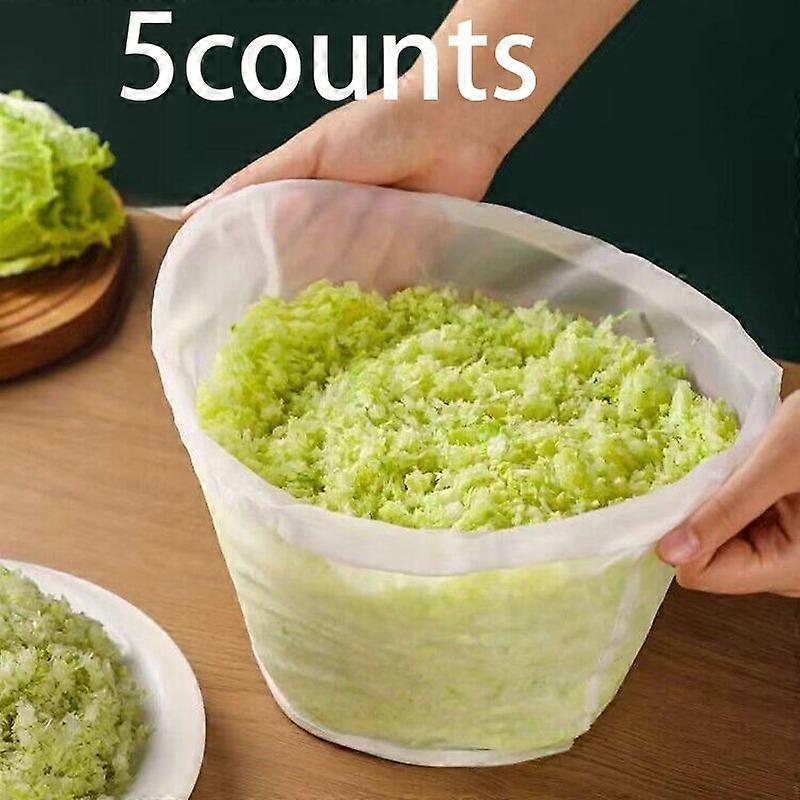 Vegetable Filling Filter, 5 Counts Large Caliber Can Stand Pull Strainer, Soy Milk Juice Residue Wine Filter, Kitchen Utensils & Gadgets