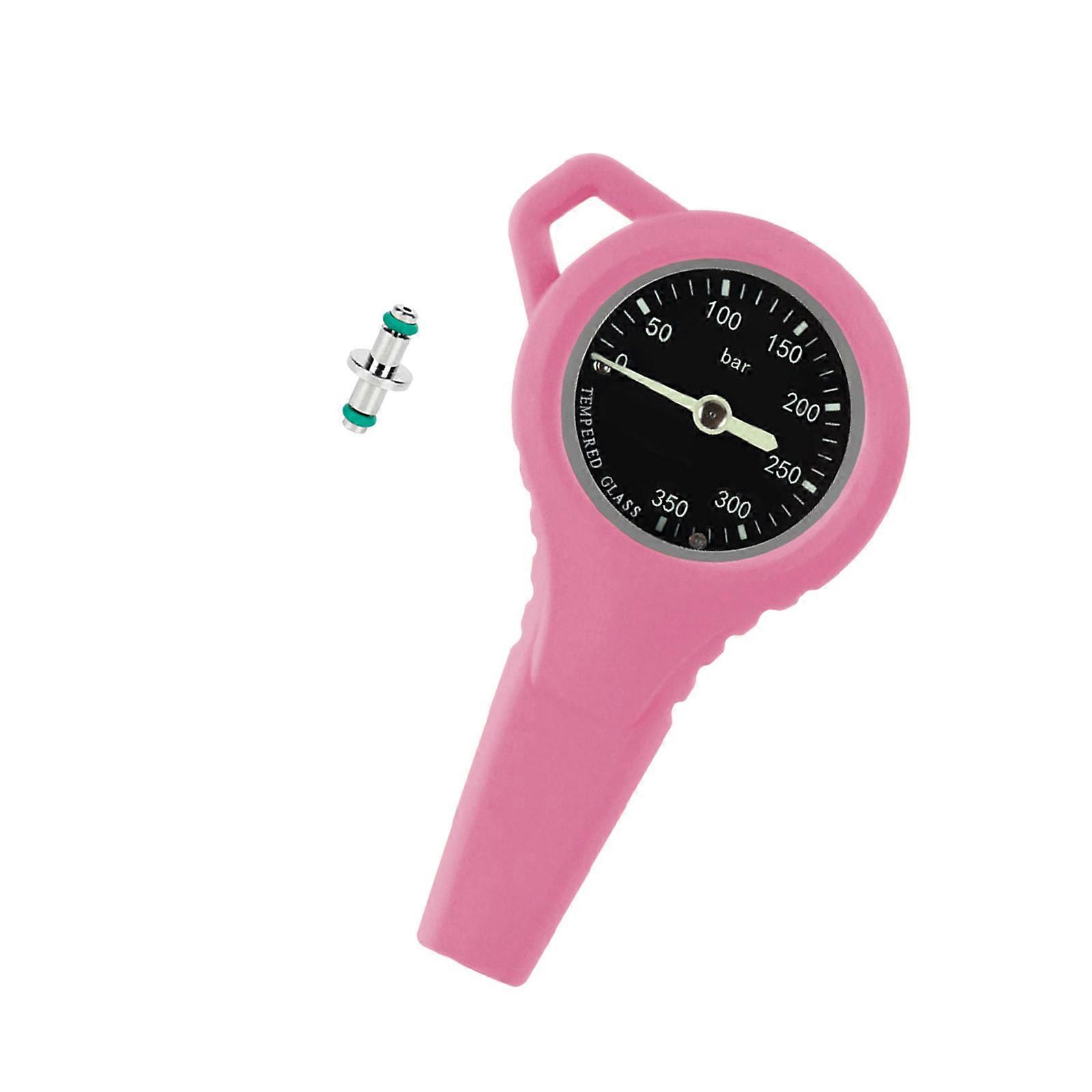 Diving Residual Pressure Gauge Luminously Submersible Pressure Gauge with Highly pressure Hose Diving Accessories Multicolor