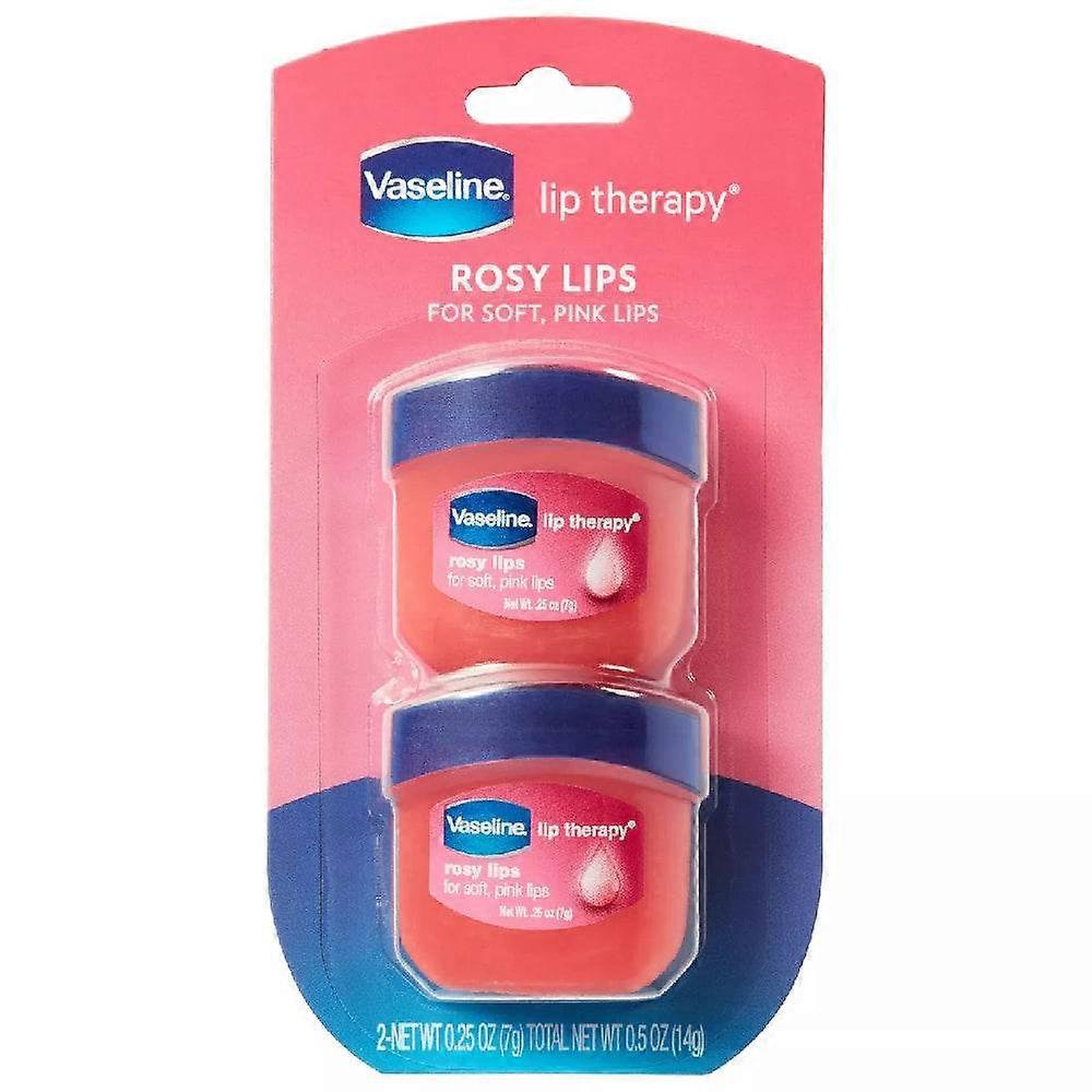 Βαζελίνη θεραπεία χειλιών Ρόδινα χείλη Twin Pack, 0,25 Oz X 2 Ea