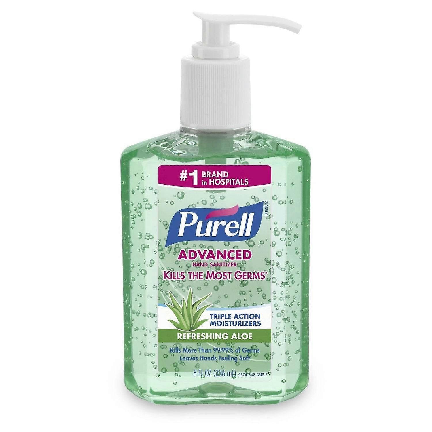 Purell Advanced Hand Sanitizer, Refreshing Aloe, 8 Oz