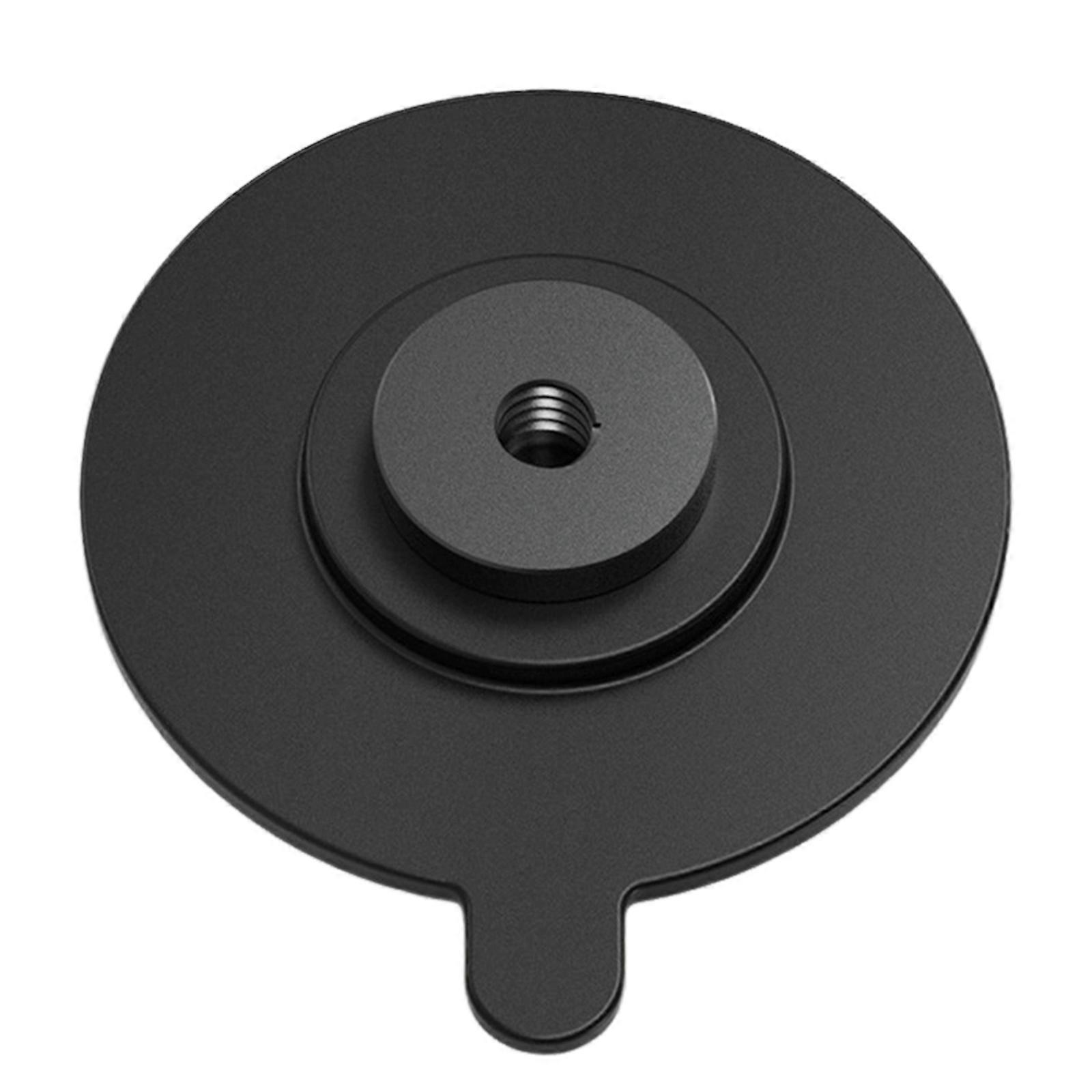 Reusable Adhesive Suction Cup Base Aluminum Alloy 1/4 Female Port for Stable Camera Mounting In Dynamic Environment Multicolor