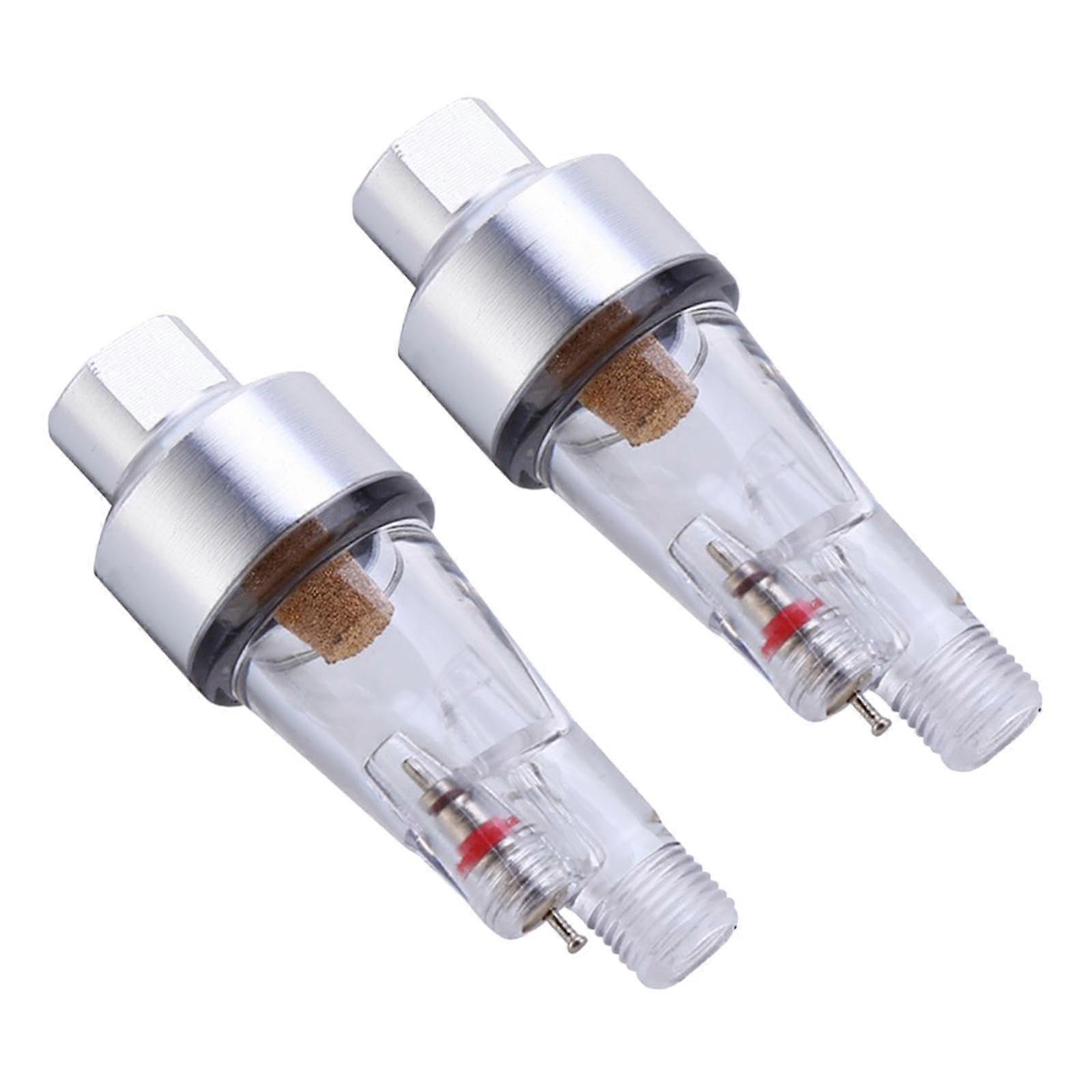 2 Pack Airbrush Inline Water Separator Mini Air Filter for Spray Gun Painting Tools