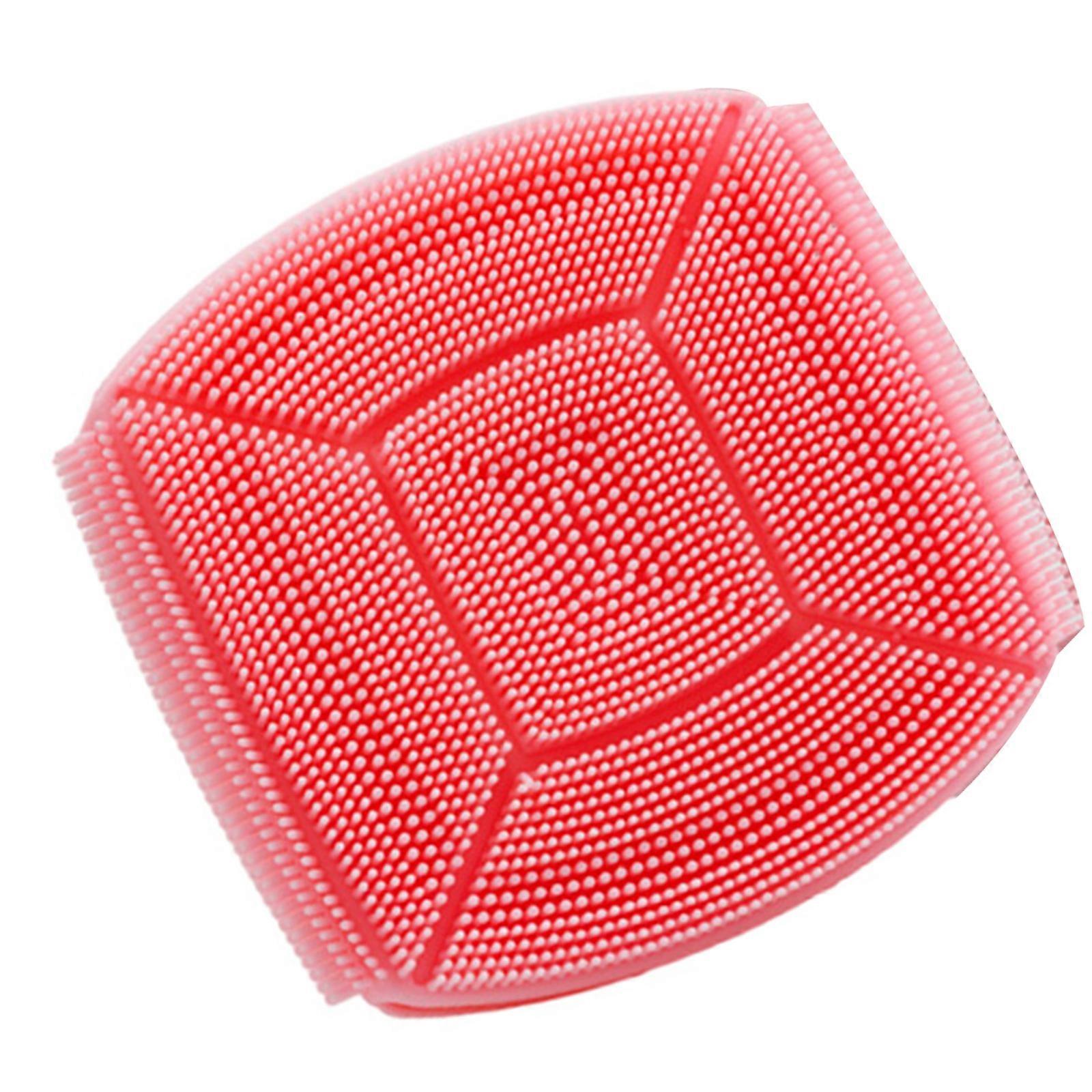 Cleansing Device For Prone Soft Brush With Materials  Dark pink