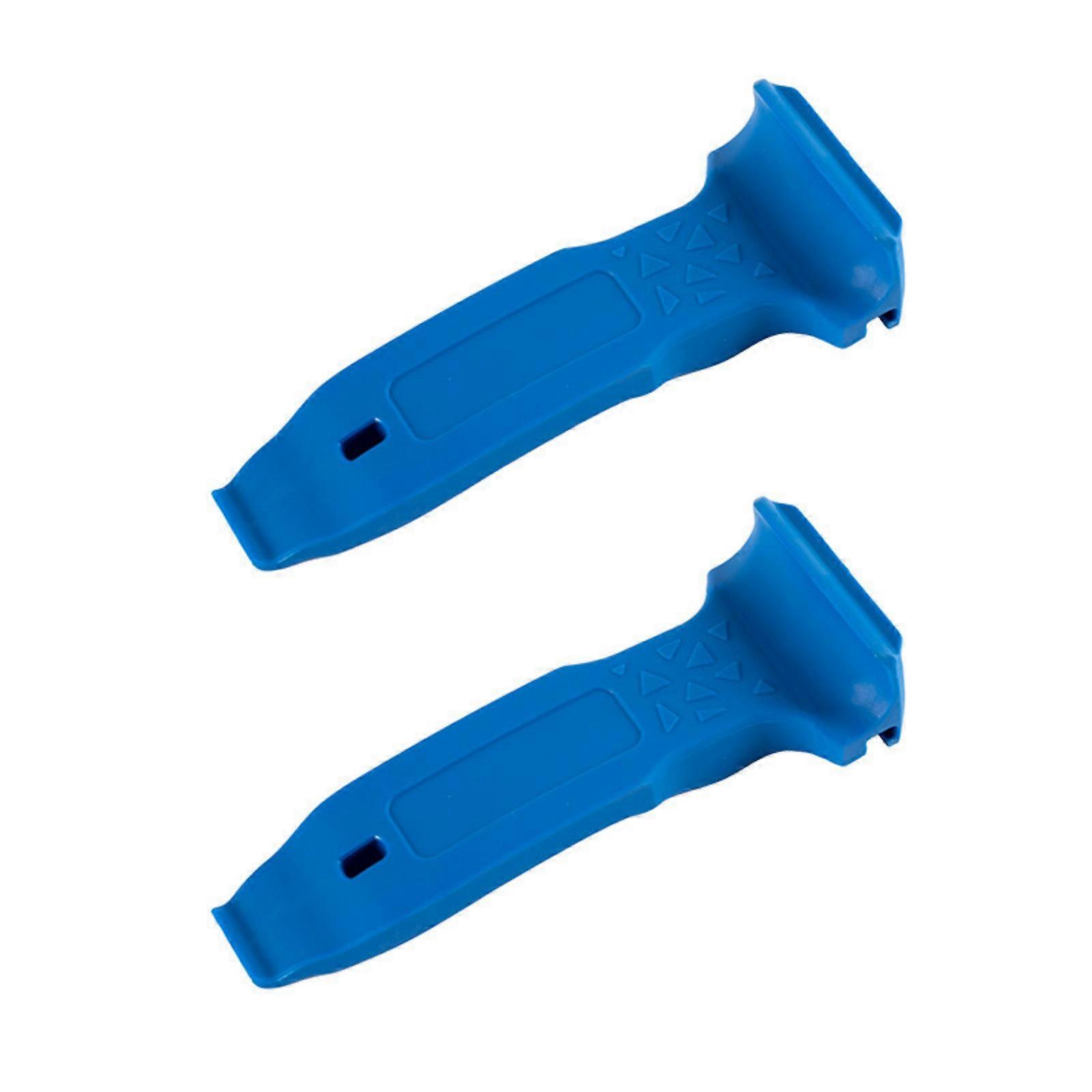 Transportable Road Cycle Tire Changer Tool Flat Handle Plan For Quick Tire Tube Replacement Permanent Not Break Plastic Building  Blue